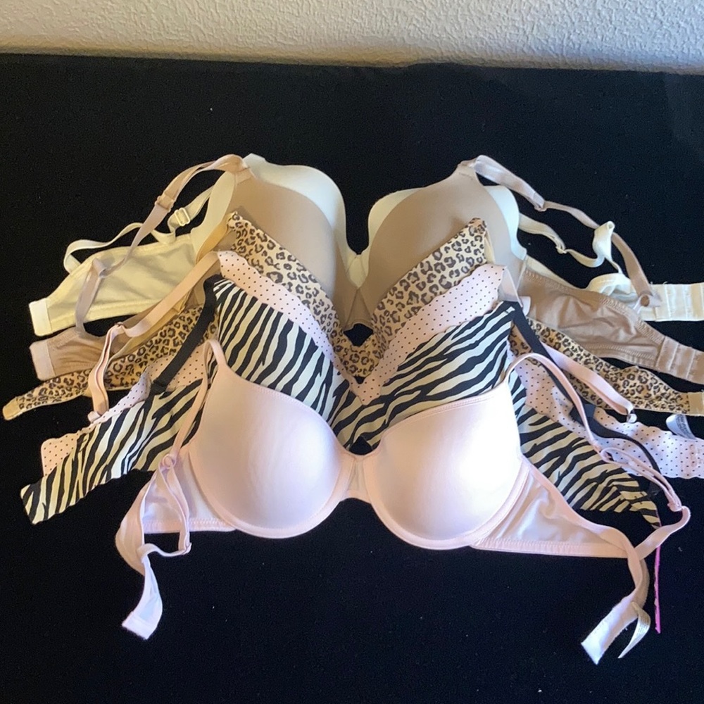 6 Sz 34C padded underwire Bras 1 low price
